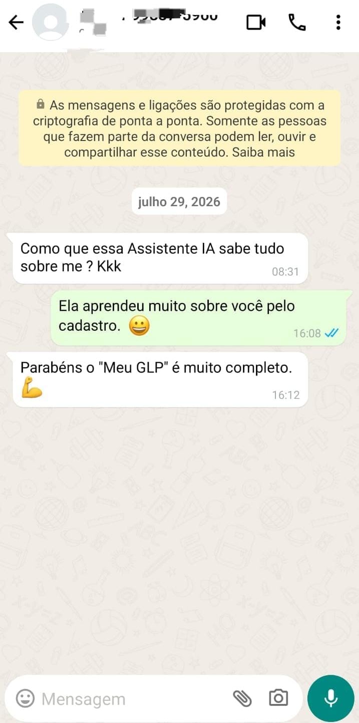 “A Assistente IA já sabe tudo sobre mim.”
